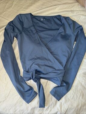 Hollister Long-Sleeve Wrap Top